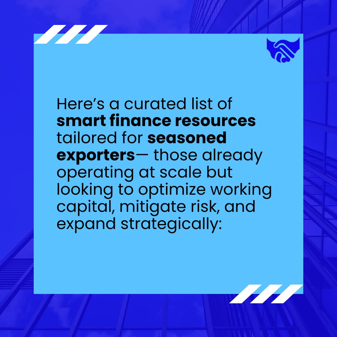 Smart Finance Resources for Exporters